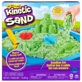 Set Kinetic Sand - nisip kinetic verde 454g