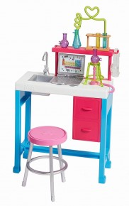 Set de joaca Barbie mobilier laboratorul de chimie