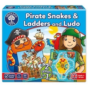Joc de societate Piratii Pirate Snakes and Ladders & Ludo