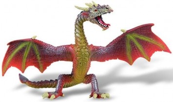 Figurina Dragon rosu