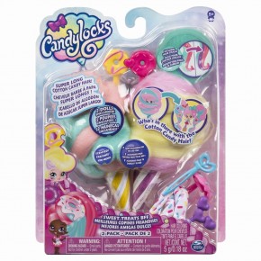 Set 2 papusi Candylocks cu accesorii - Jilly Jelly si Donna Nut