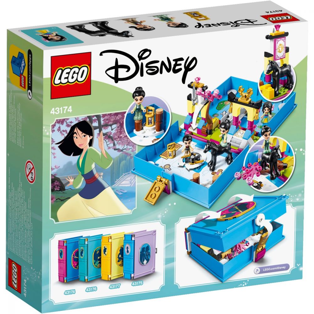 Beforehand acute Premise Lego Disney Princess Aventuri din cartea de povesti cu Mulan 43174 | Pret:  103.00RON - MALL-KIDS.RO